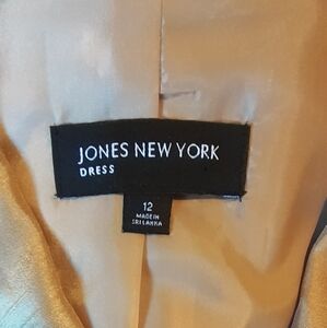 Jones of New York gold t-length dress
